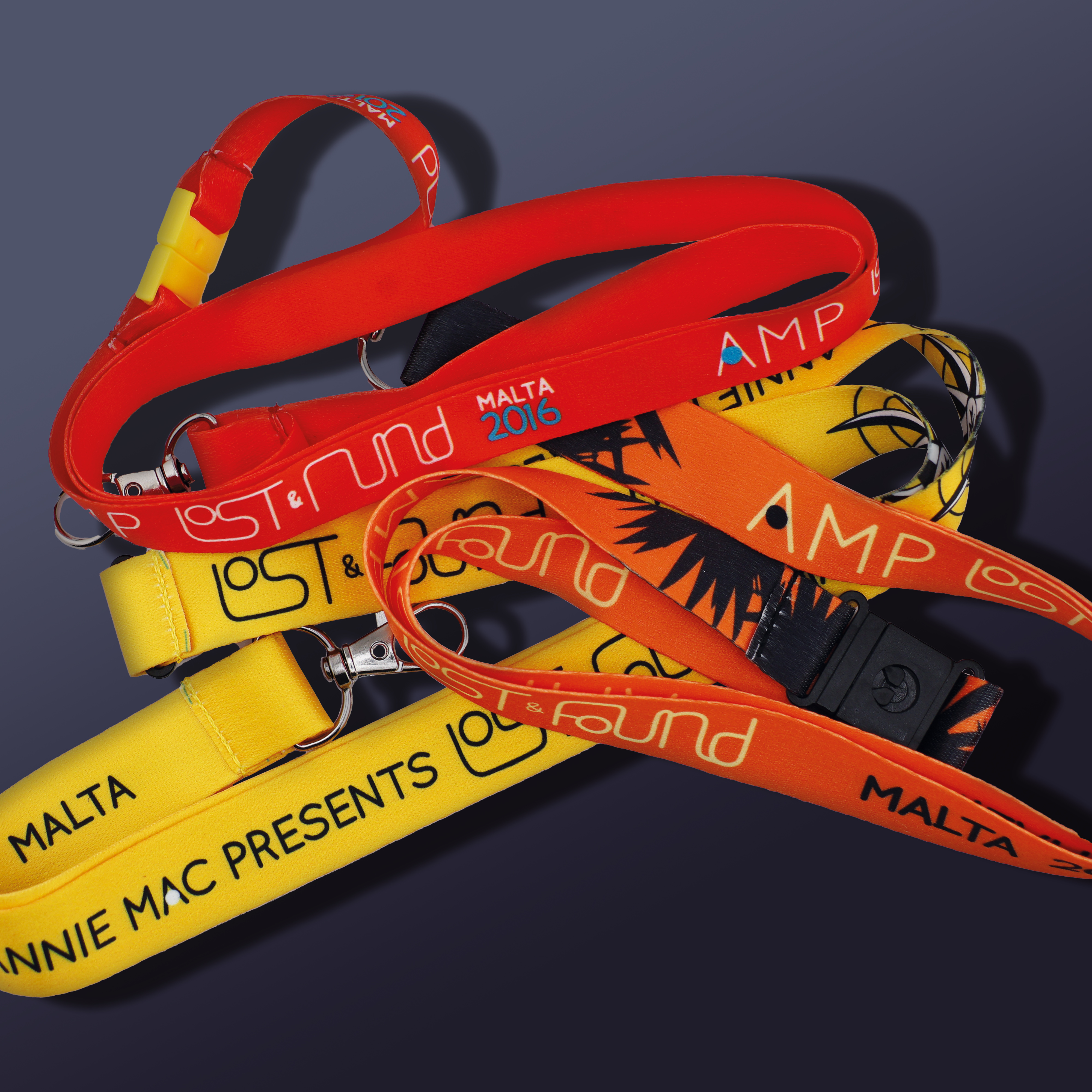 Lost & Found Lanyards Dye Sub Festival Lanyards