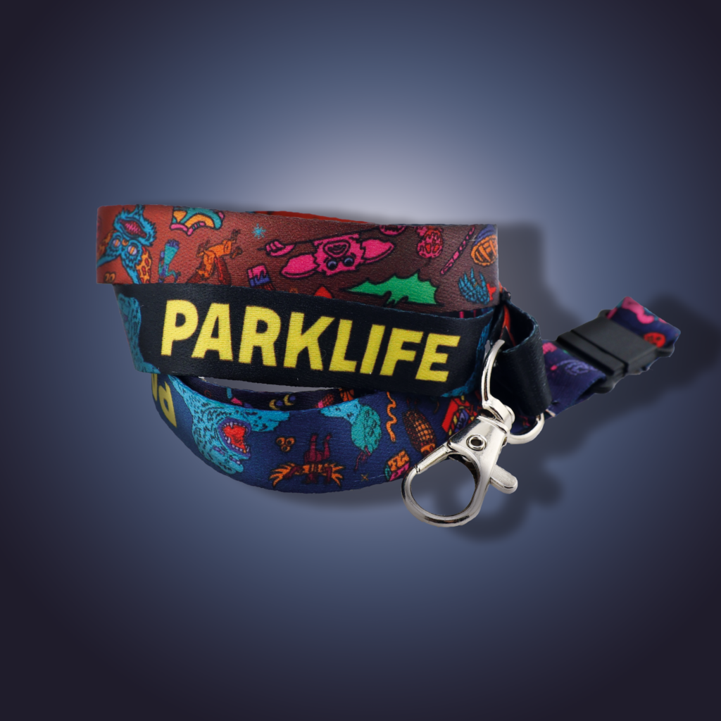 Parklife Dye Sublimated Lanyards